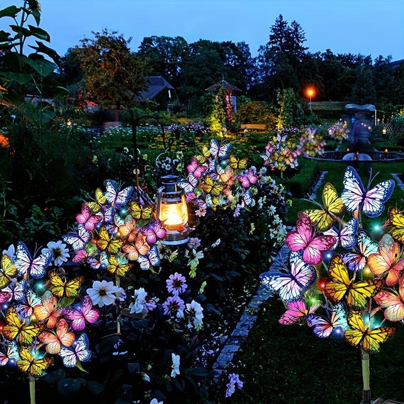 Smart Garden Lighting System - أضواء حديقة الفراشة LED بالطاقة الشمسية