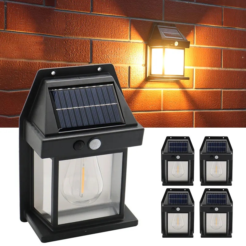 Smart Garden Lanterns - مصباح ليلي من التنجستين بالطاقة الشمسية،