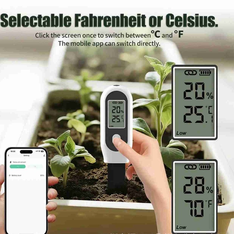 Smart Garden Home Assistant - جهاز استشعار رطوبة التربة الذكي ABYN-Smart