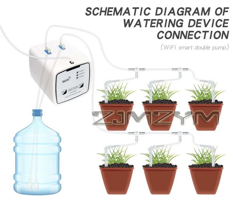 Smart Garden Keeper - مجموعة نظام الري بالتنقيط المائي الأوتوماتيكي،