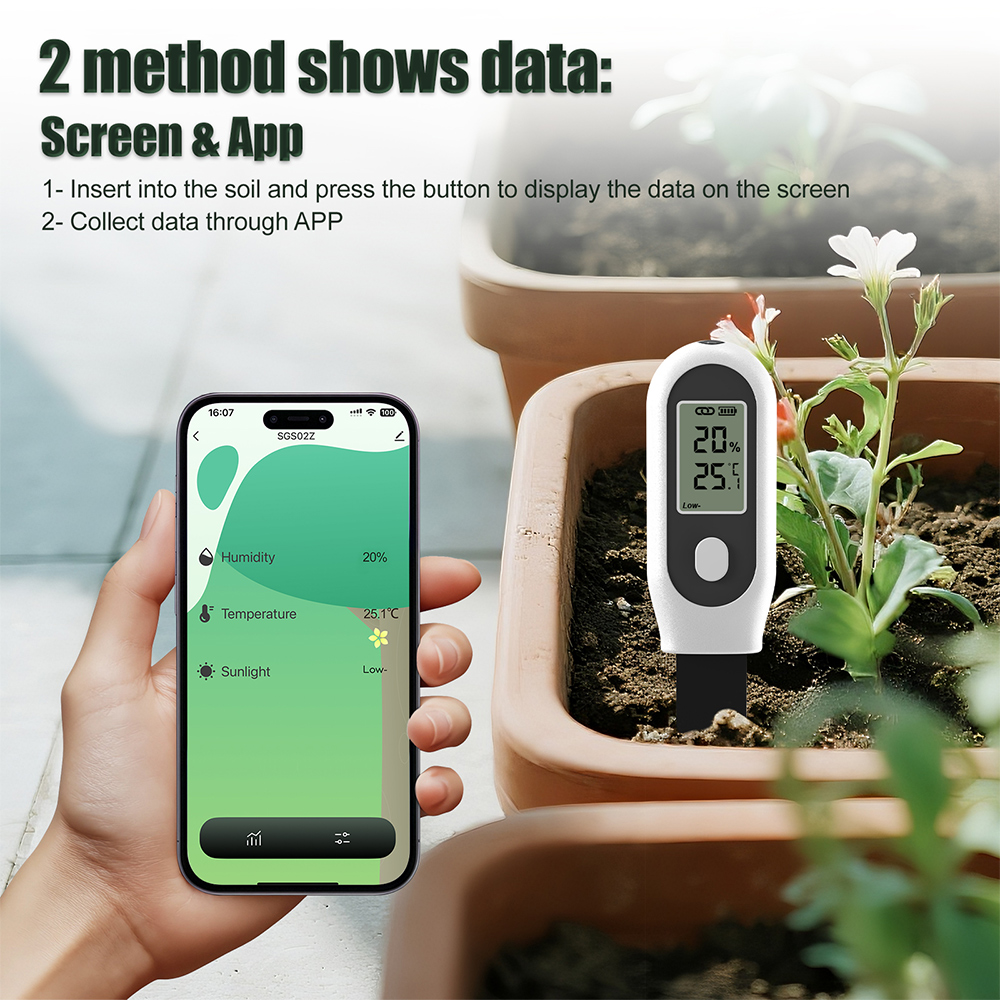 Smart Garden Zigbee - جهاز اختبار التربة 3 في 1