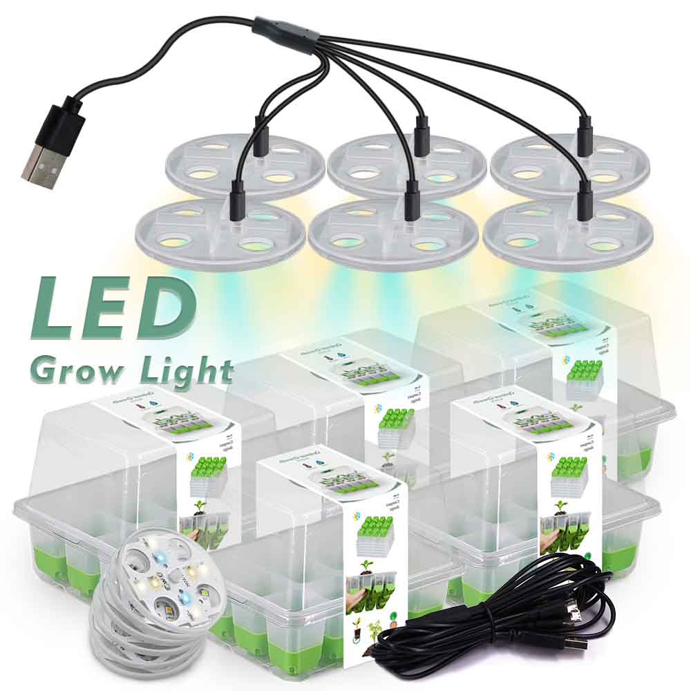 Smart Garden Lighting System - مجموعة صينية تشغيل الشتلات الخفيفة LED