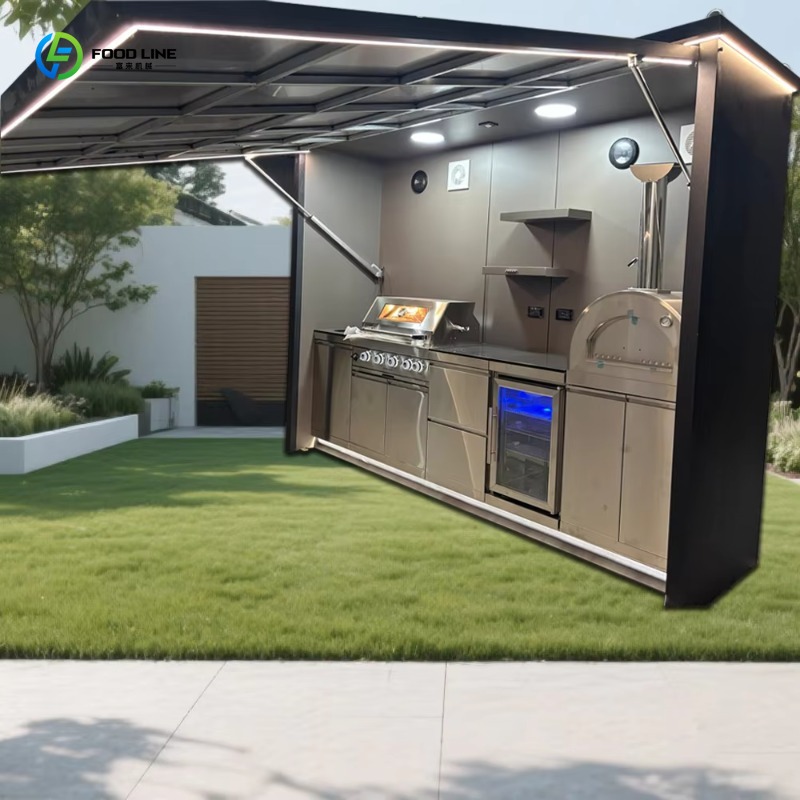 Smart Garden Outdoor - خزانة مطبخ خارجية ذكية قابلة للطي
