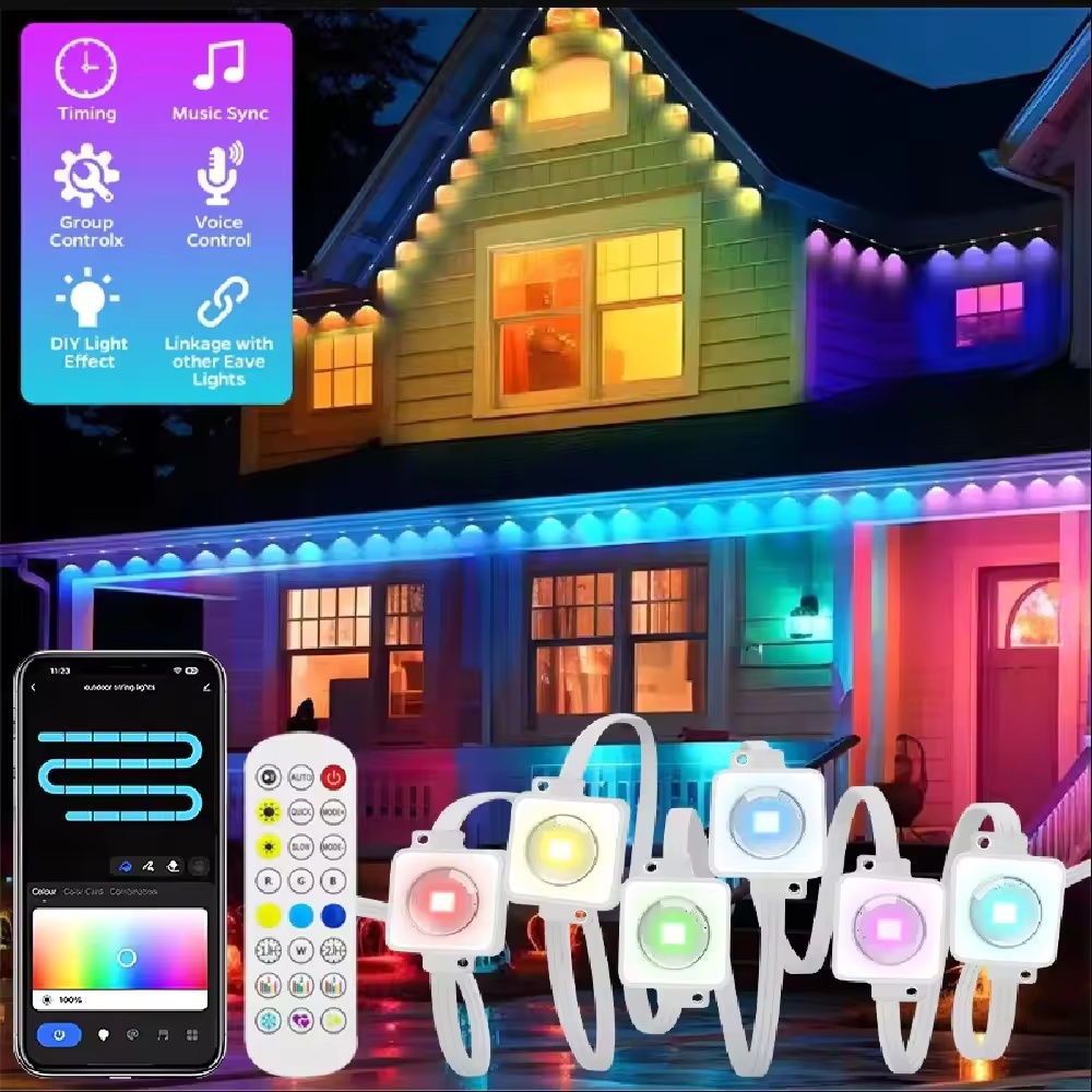 Smart Garden Outdoor - إضاءة ذكية RGBIC للحواف بطول 15م/30م/45م/60م/90م