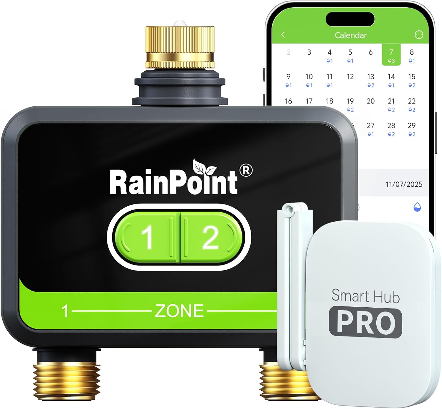 Smart Garden Sprinkler System - جهاز توقيت ري ذكي ثنائي المناطق