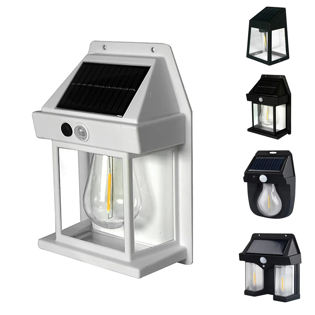 Smart Garden Lanterns - مصباح ليلي تنجستين شمسي بمستشعر للحركة
