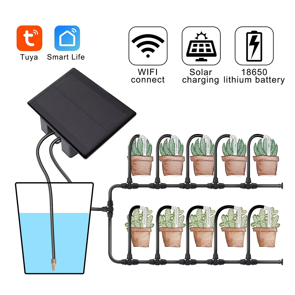 Smart Garden Keeper - Tuya WiFi مضخة المياه بالطاقة الشمسية