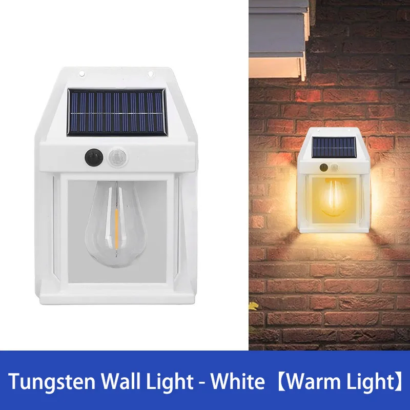 Smart Garden Lanterns - مصباح ليلي من التنجستين بالطاقة الشمسية،