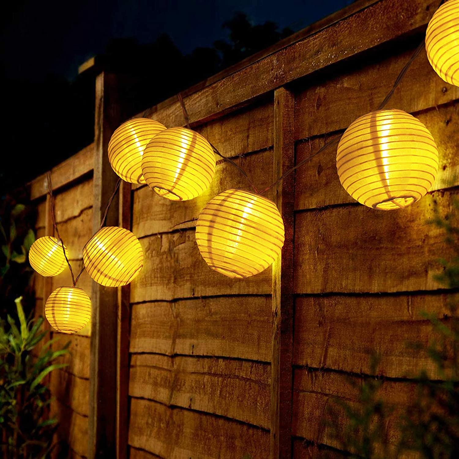 فانوس مضاد للماء سلسلة الشمسية - مراجعة Smart Garden Lighting System وسعره
