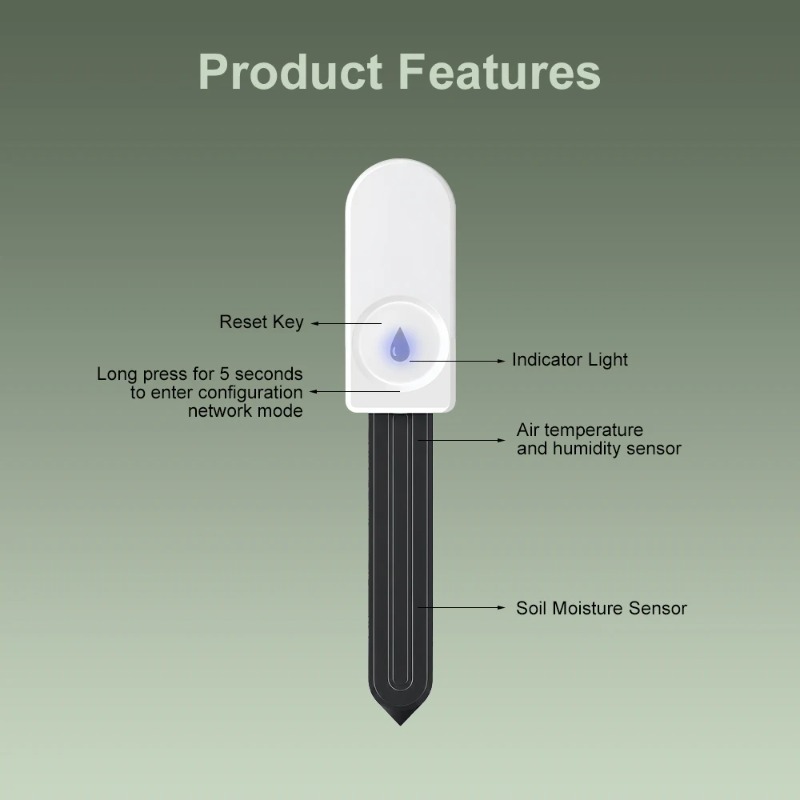 جهاز استشعار رطوبة التربة الذك - مراجعة Smart Garden Zigbee وسعره