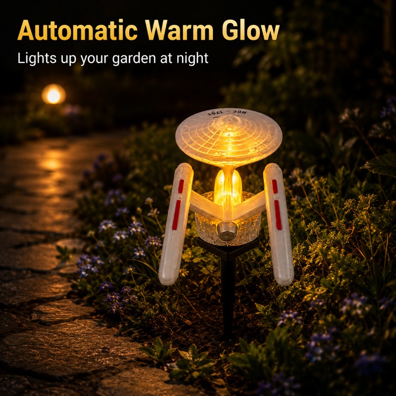 مصباح حديقة شمسي على شكل سفينة - مراجعة Smart Garden Lighting System وسعره