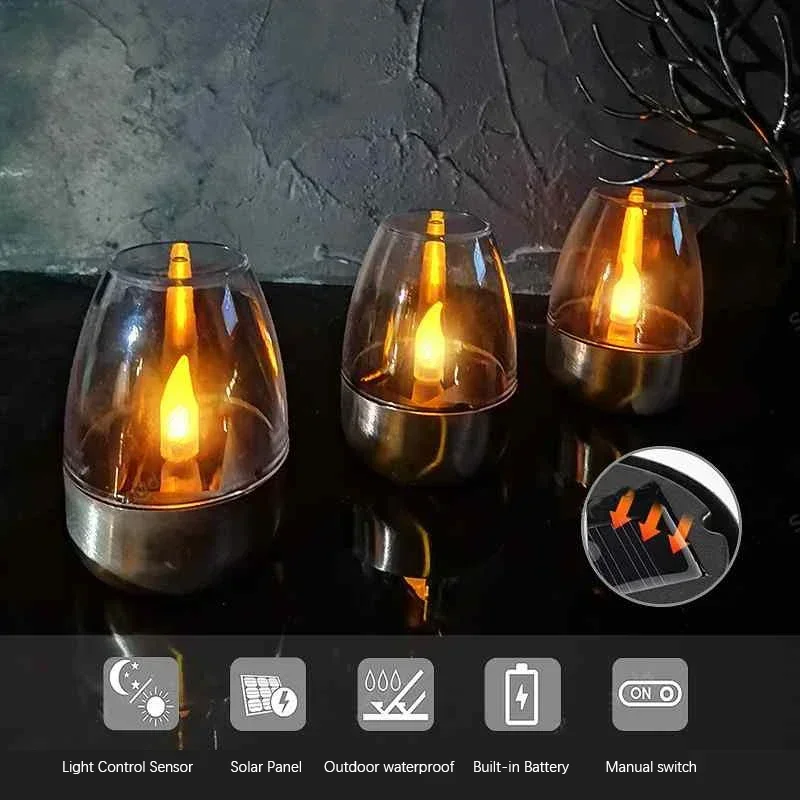 LED الشموع الشمسية ضوء عديمة ا - مراجعة Smart Garden Lighting System وسعره