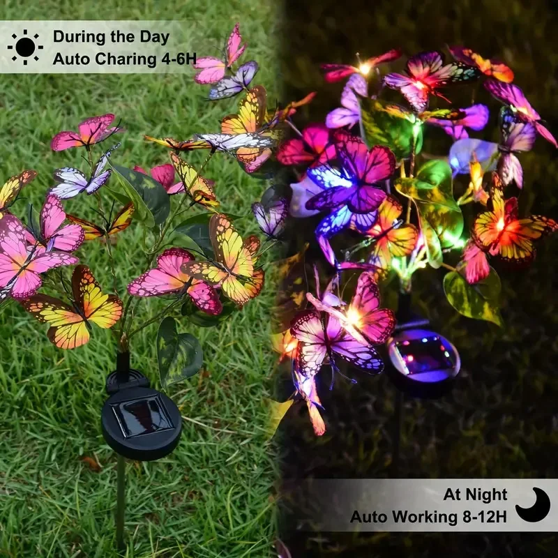أضواء حديقة الفراشة LED بالطاق - مراجعة Smart Garden Lighting System وسعره
