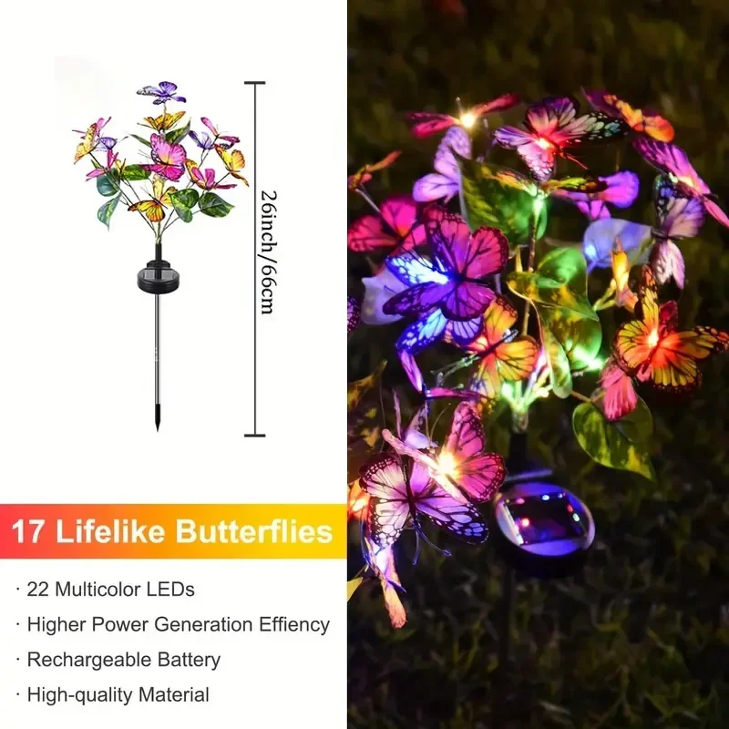 أضواء حديقة الفراشة LED بالطاق - مراجعة Smart Garden Lighting System وسعره