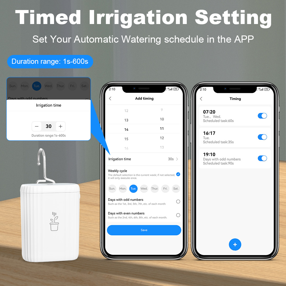 مضخة ري ذكية واي فاي من مانهوت - مراجعة Smart Garden Home Assistant وسعره