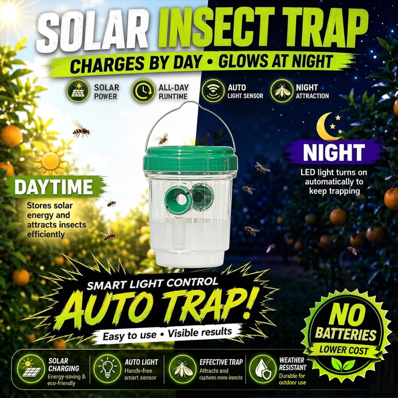 مصائد ذباب الفاكهة تعمل بالطاق - مراجعة Smart Garden Lighting System وسعره
