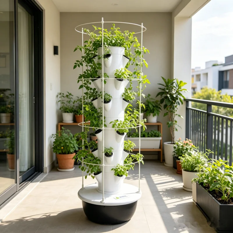 برج زراعة عمودي ذكي بـ 9 طبقات - مراجعة Smart Garden Tower وسعره