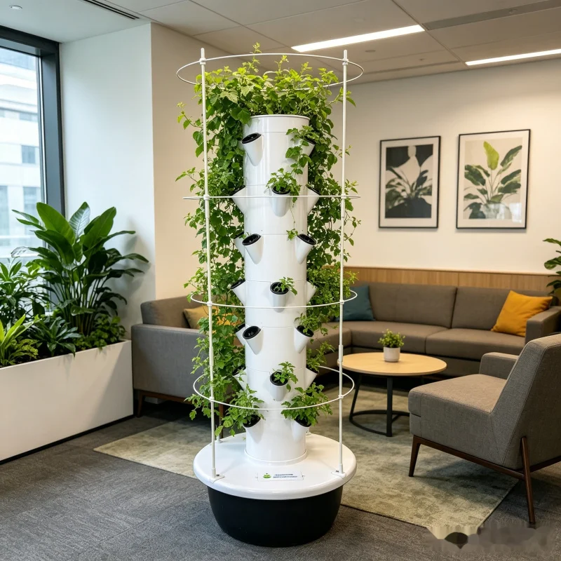 برج زراعة عمودي ذكي بـ 9 طبقات - مراجعة Smart Garden Tower وسعره