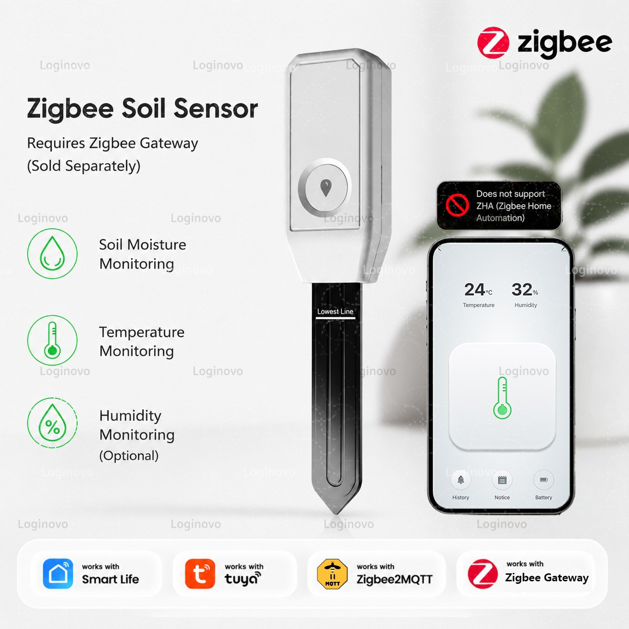 مستشعر زيجبي للتربة، جهاز استش - مراجعة Smart Garden Home Assistant وسعره