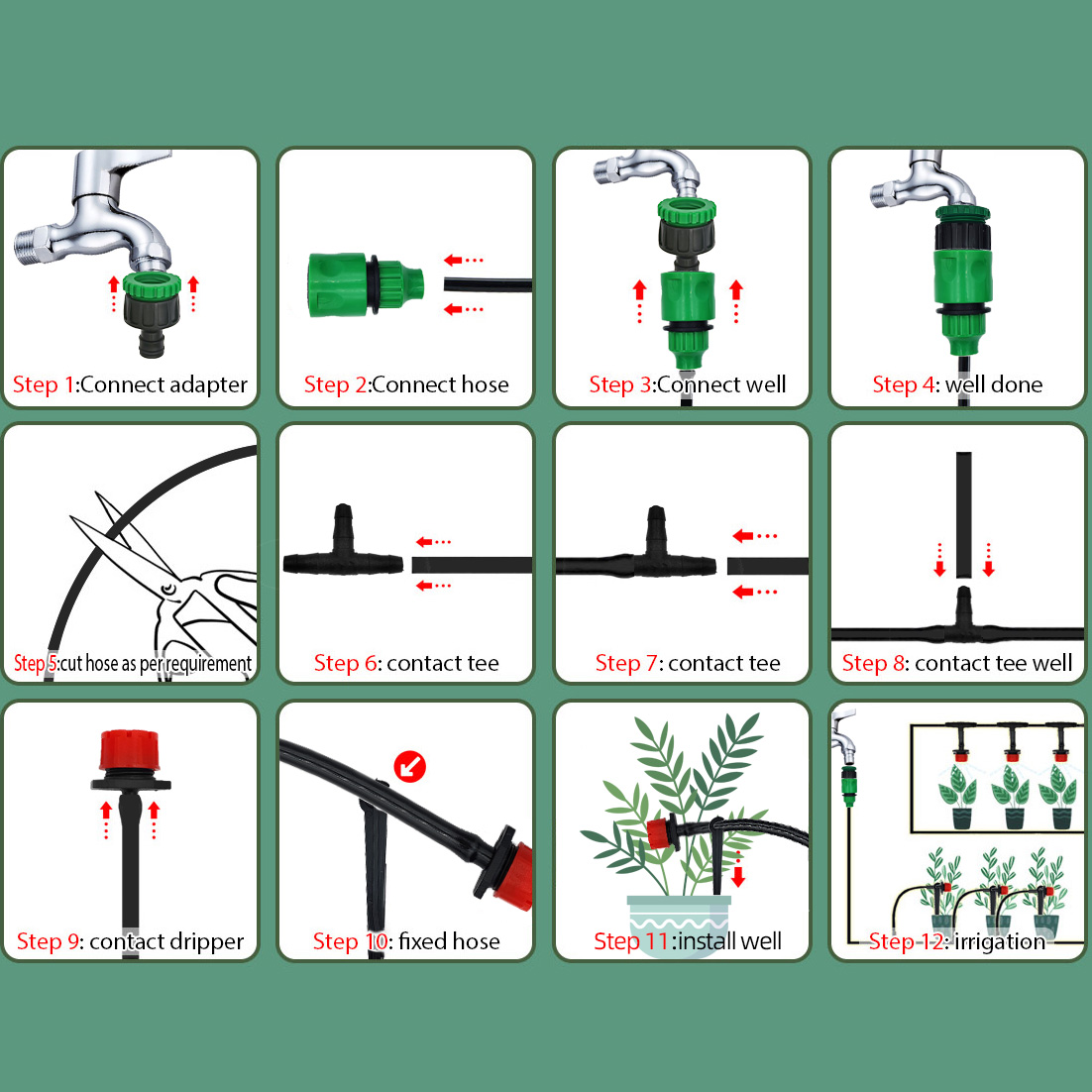 مجموعات الري بالتنقيط الأوتوما - مراجعة Smart Garden Sprinkler System وسعره