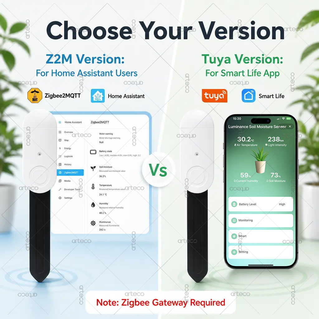جهاز اختبار التربة الذكي Zigbe - مراجعة Smart Garden Home Assistant وسعره