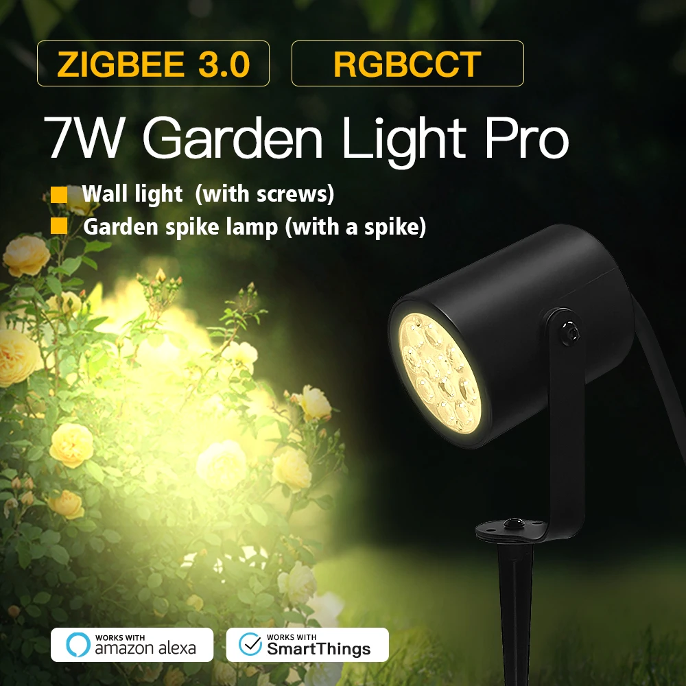 مصباح جداري ذكي LED من GLEDOPT - مراجعة Smart Garden Zigbee وسعره