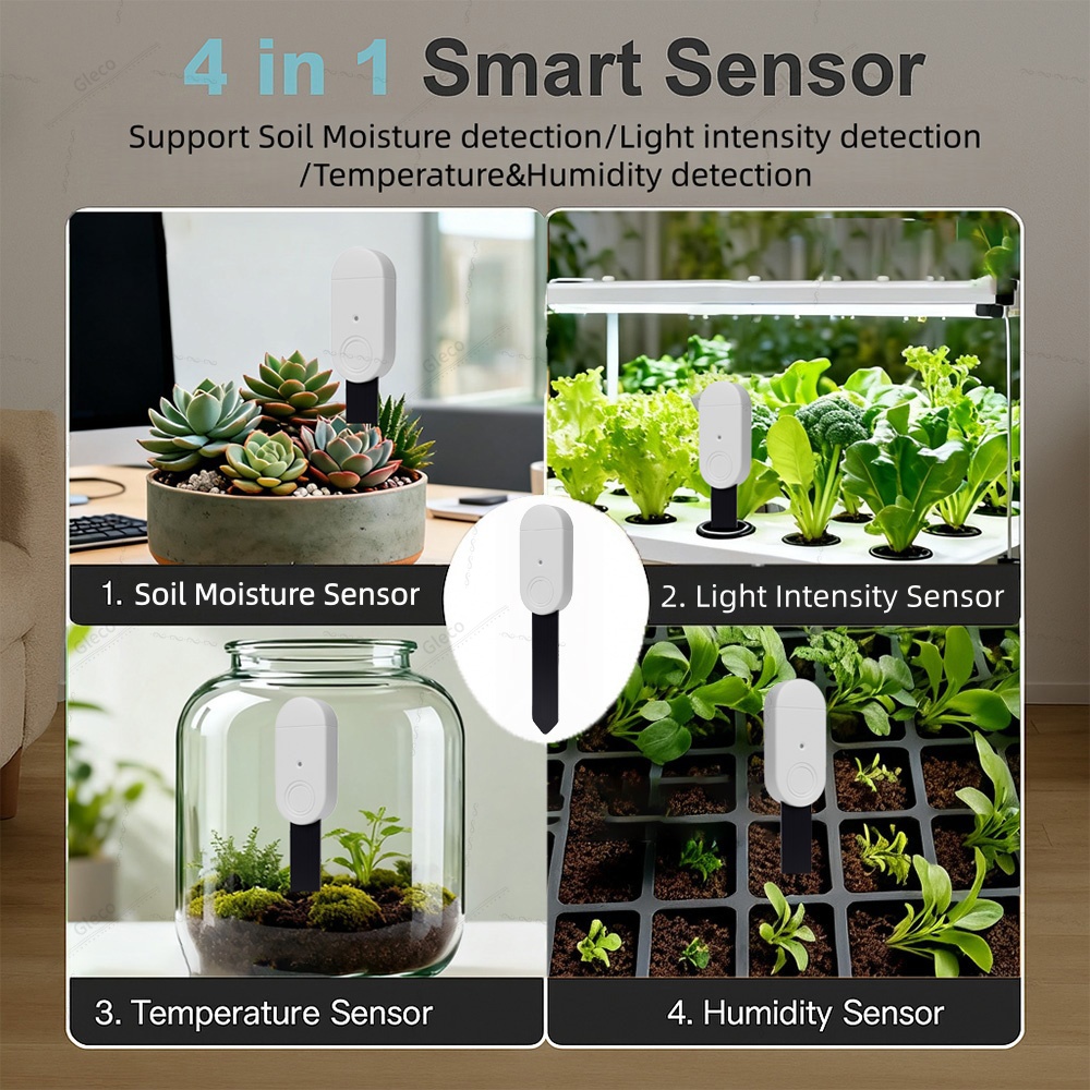 مستشعر 4 في 1 لقياس رطوبة التر - مراجعة Smart Garden Zigbee وسعره