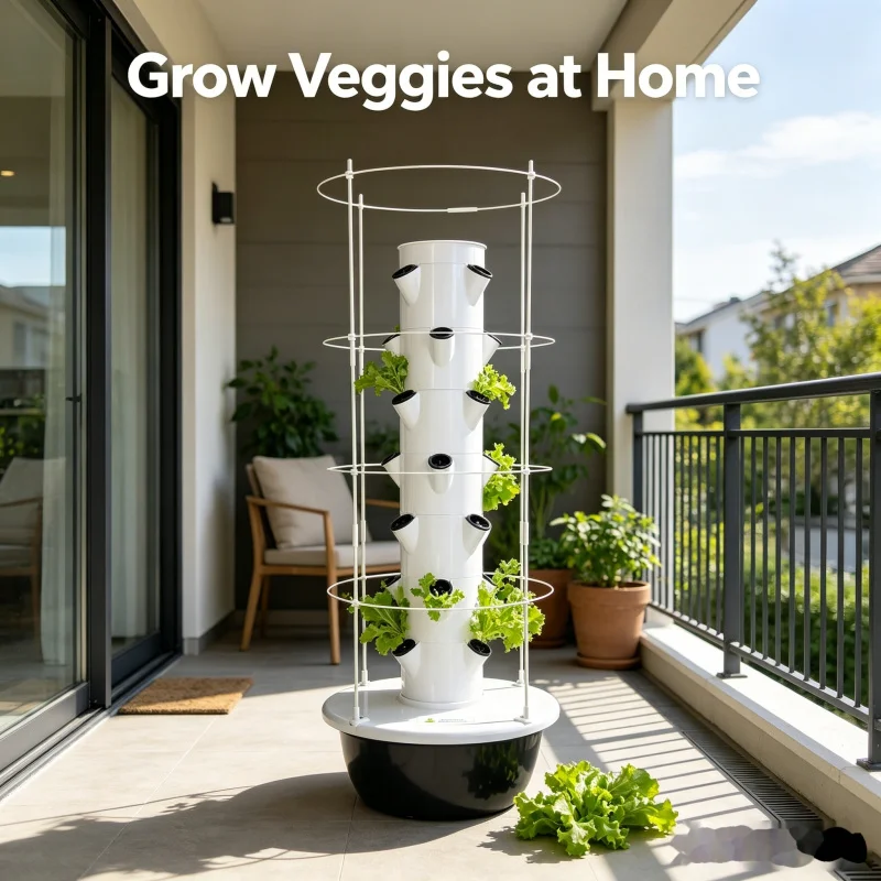 نظام حديقة عمودية ذكية للزراعة - مراجعة Smart Garden Tower وسعره