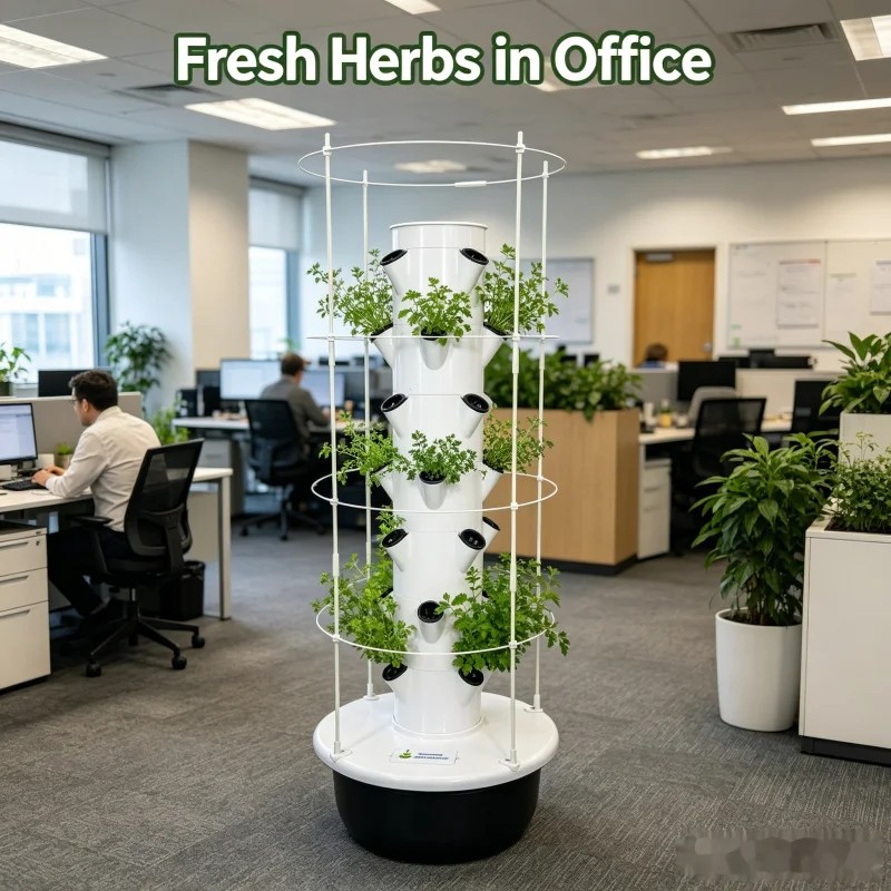 نظام حديقة عمودية ذكية للزراعة - مراجعة Smart Garden Tower وسعره