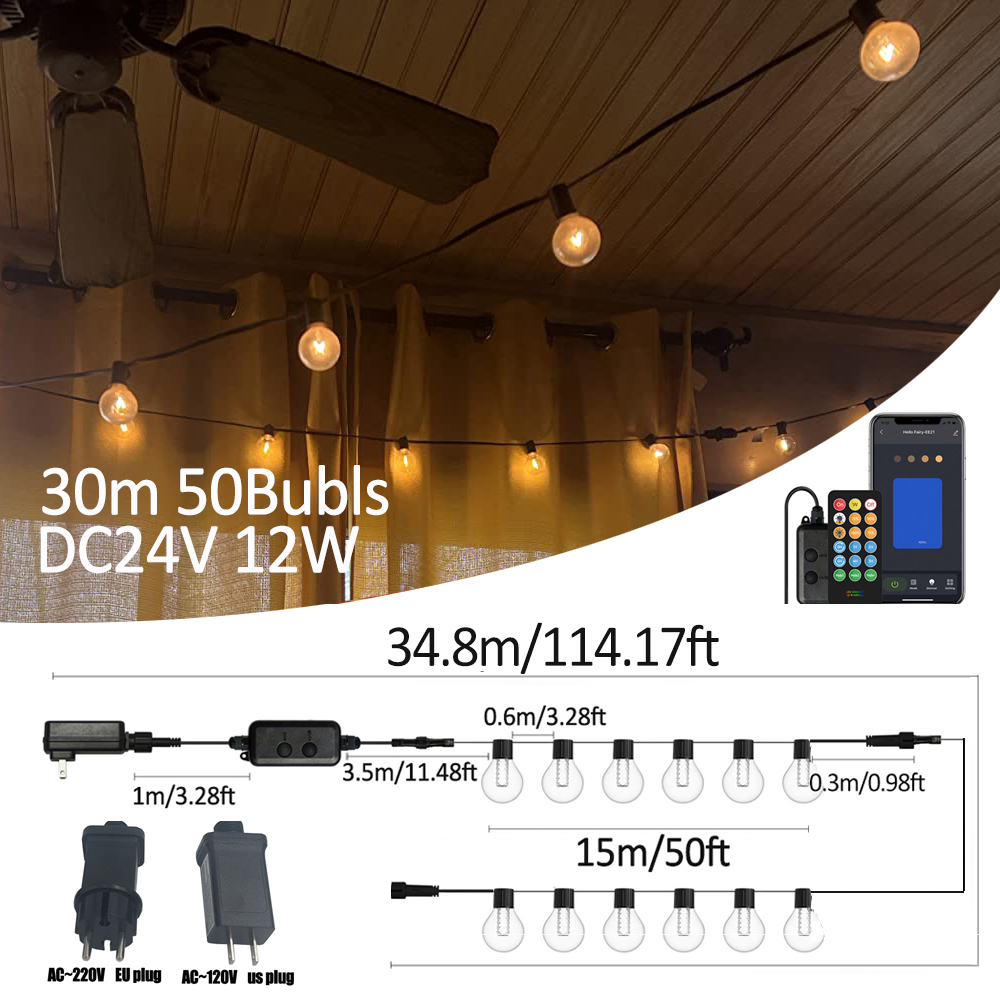 أضواء LED ذكية G40 للاستخدام ا - مراجعة Smart Garden Outdoor وسعره