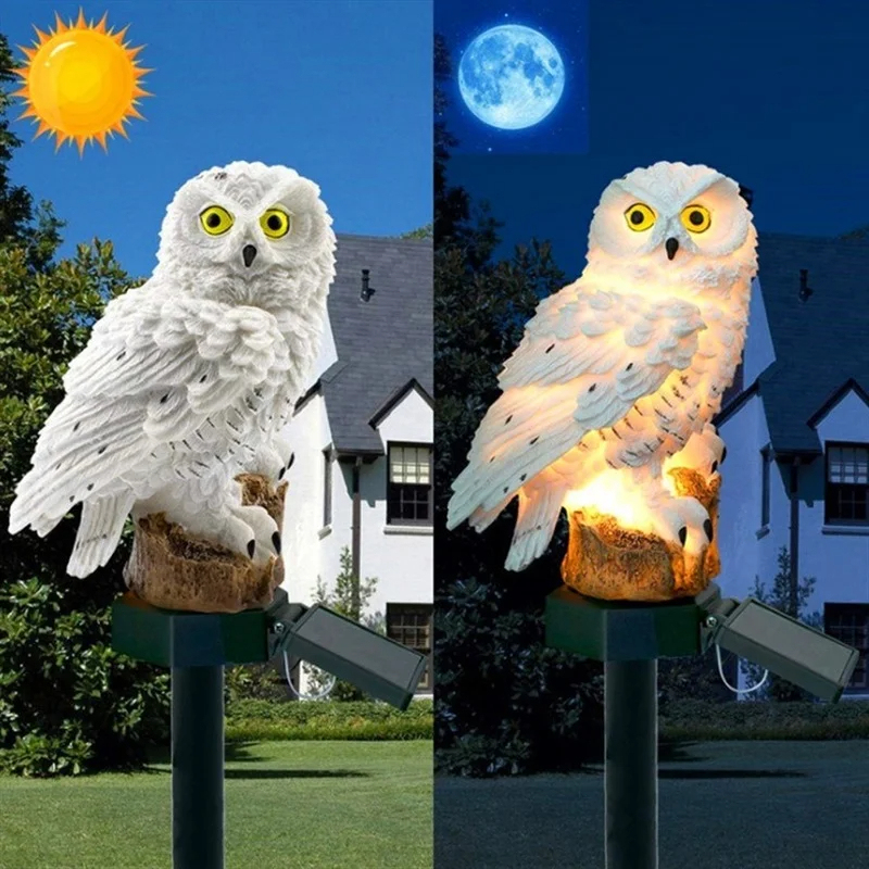 تمثال بومة يعمل بالطاقة الشمسي - مراجعة Smart Garden Lighting System وسعره