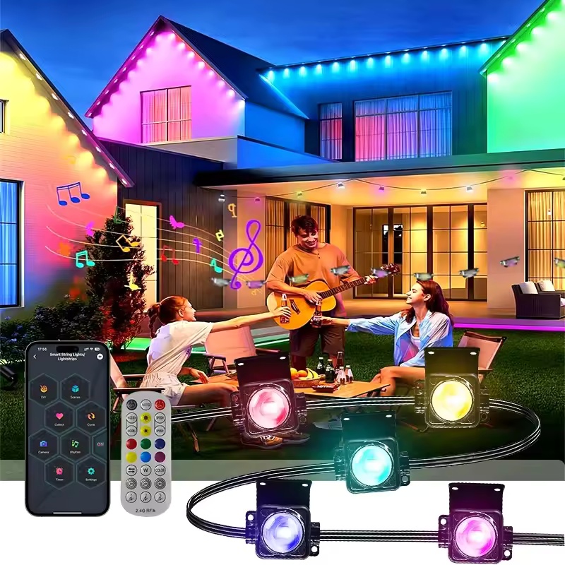 إضاءة ذكية RGBIC للحواف بطول 1 - مراجعة Smart Garden Outdoor وسعره