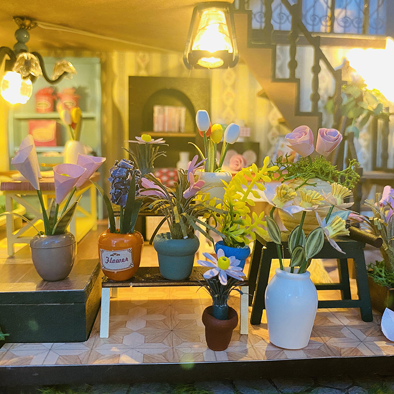 منزل دمية خشبية نموذج حديقة مع - مراجعة Smart Garden Lighting System وسعره