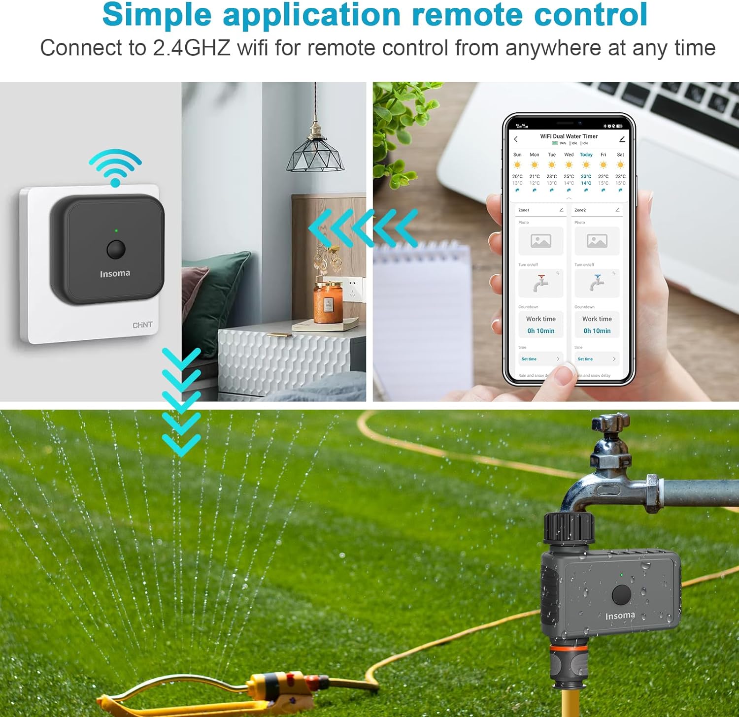 Insoma Wifi التلقائي الرش المو - مراجعة Smart Garden Keeper وسعره