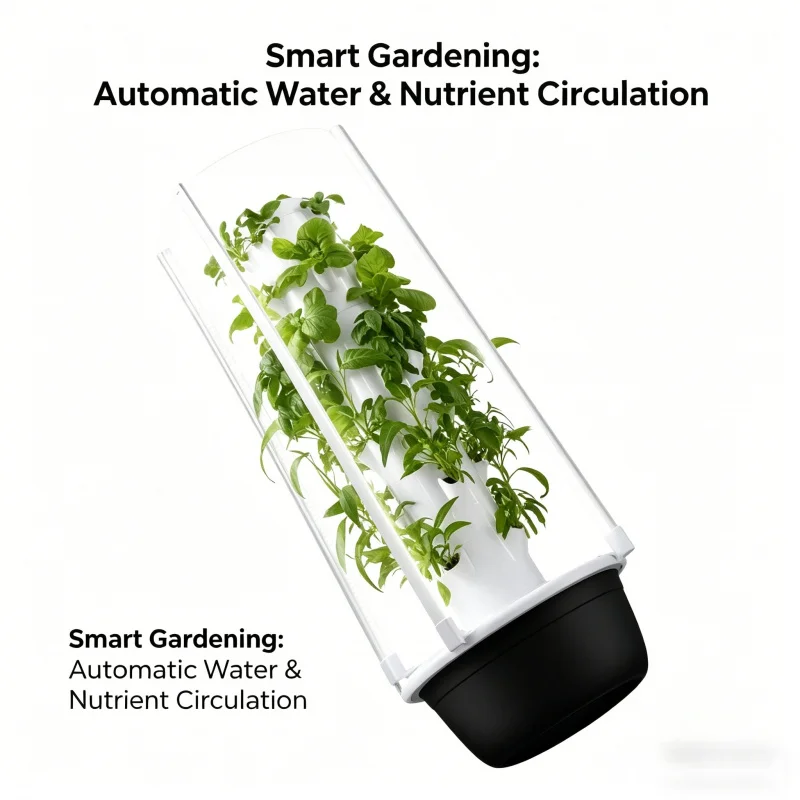 نظام زراعة عمودي ذكي من SpaceT - مراجعة Smart Garden Outdoor وسعره