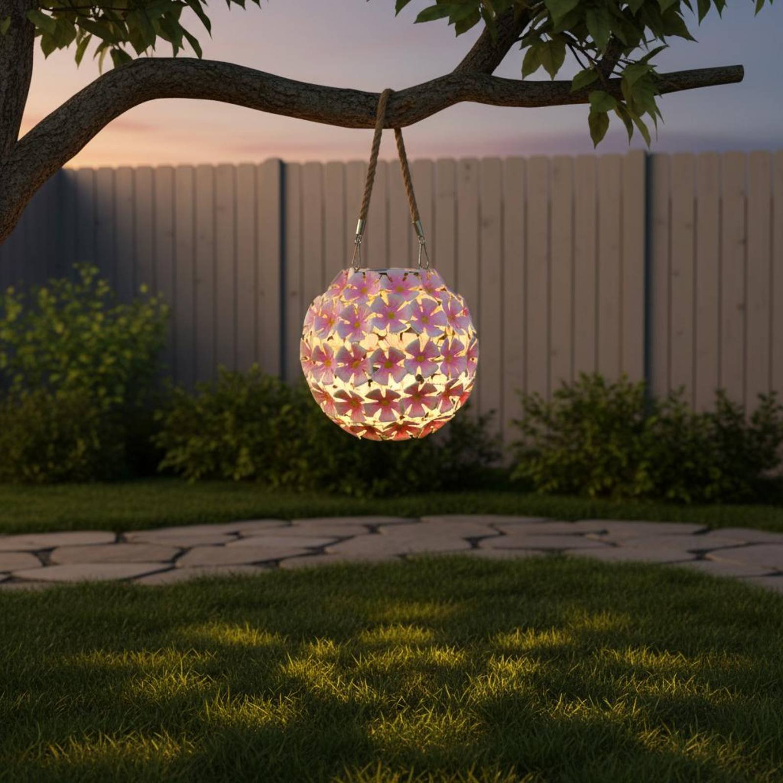 فانوس زهور معلق بإضاءة دافئة ب - مراجعة Smart Garden Lanterns وسعره