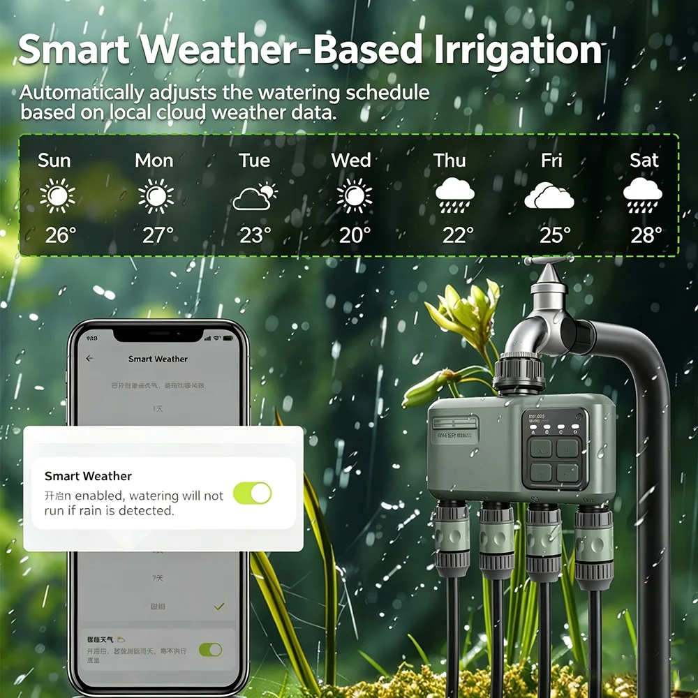 جهاز ري ذكي للحدائق يعمل بتقني - مراجعة Smart Garden Products وسعره