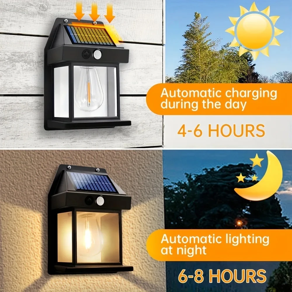 مصباح ليلي من التنجستين بالطاق - مراجعة Smart Garden Lanterns وسعره