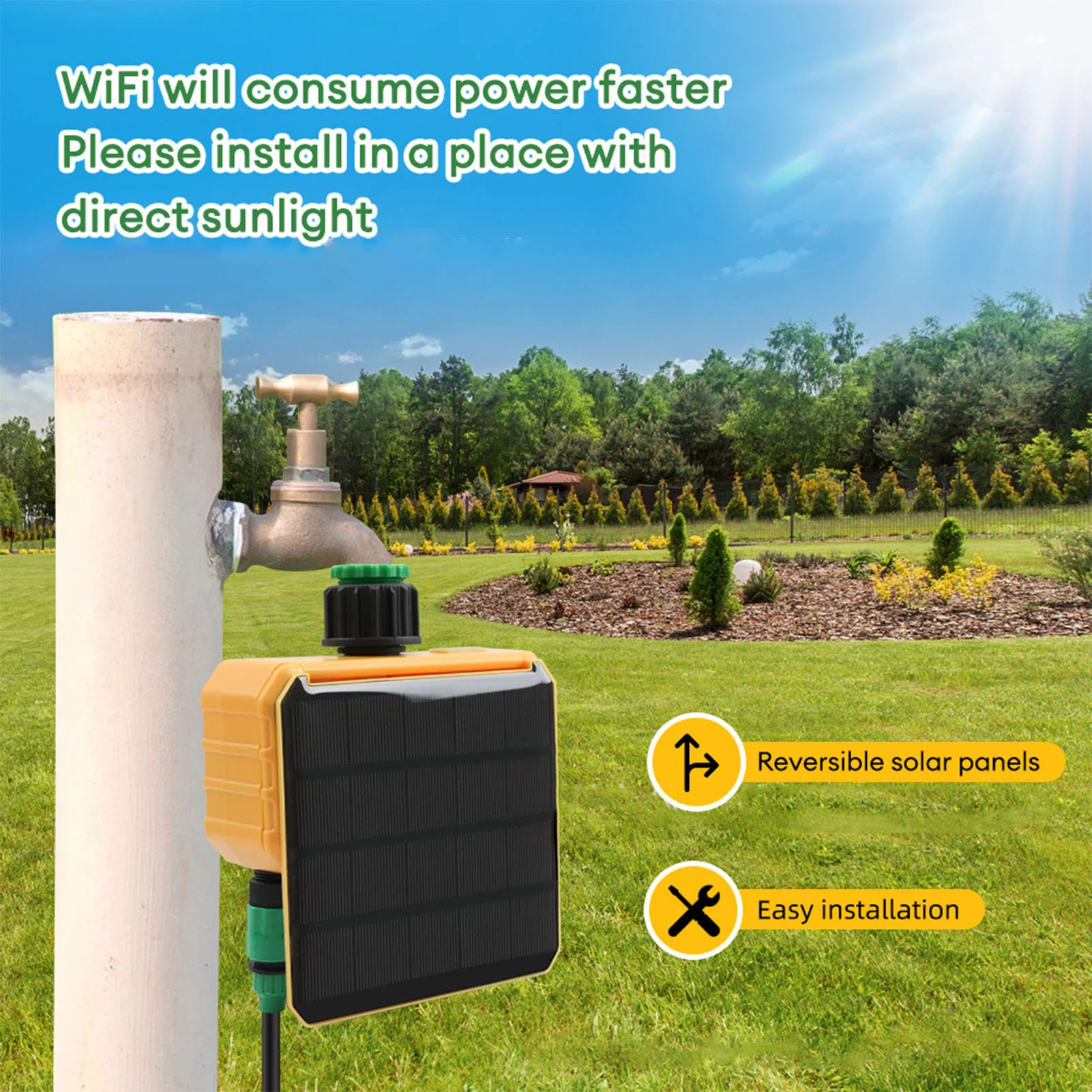 مؤقت ري ذكي يعمل بالطاقة الشمس - مراجعة Smart Garden Is وسعره