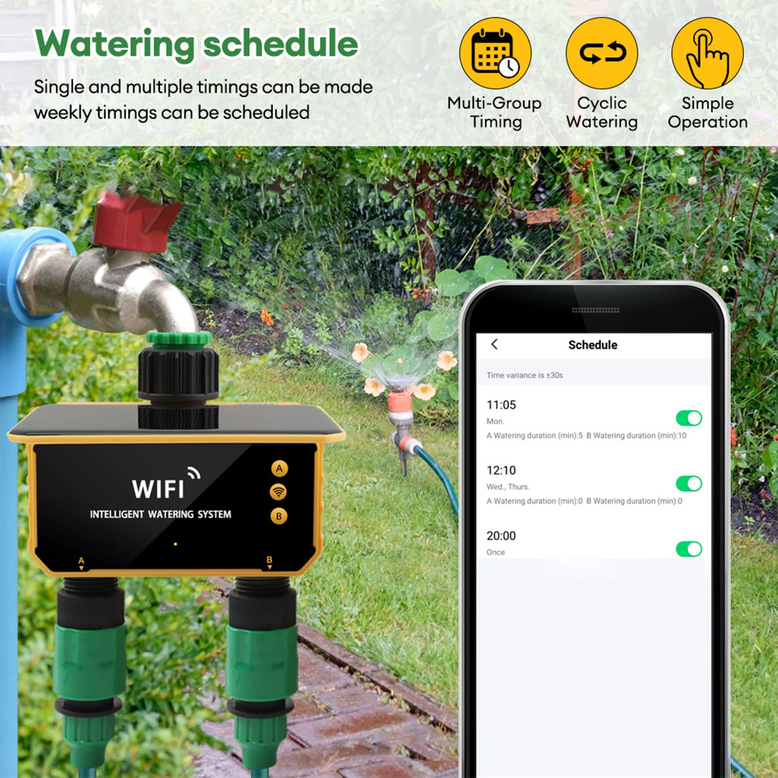 مؤقت ري ذكي يعمل بالطاقة الشمس - مراجعة Smart Garden Is وسعره