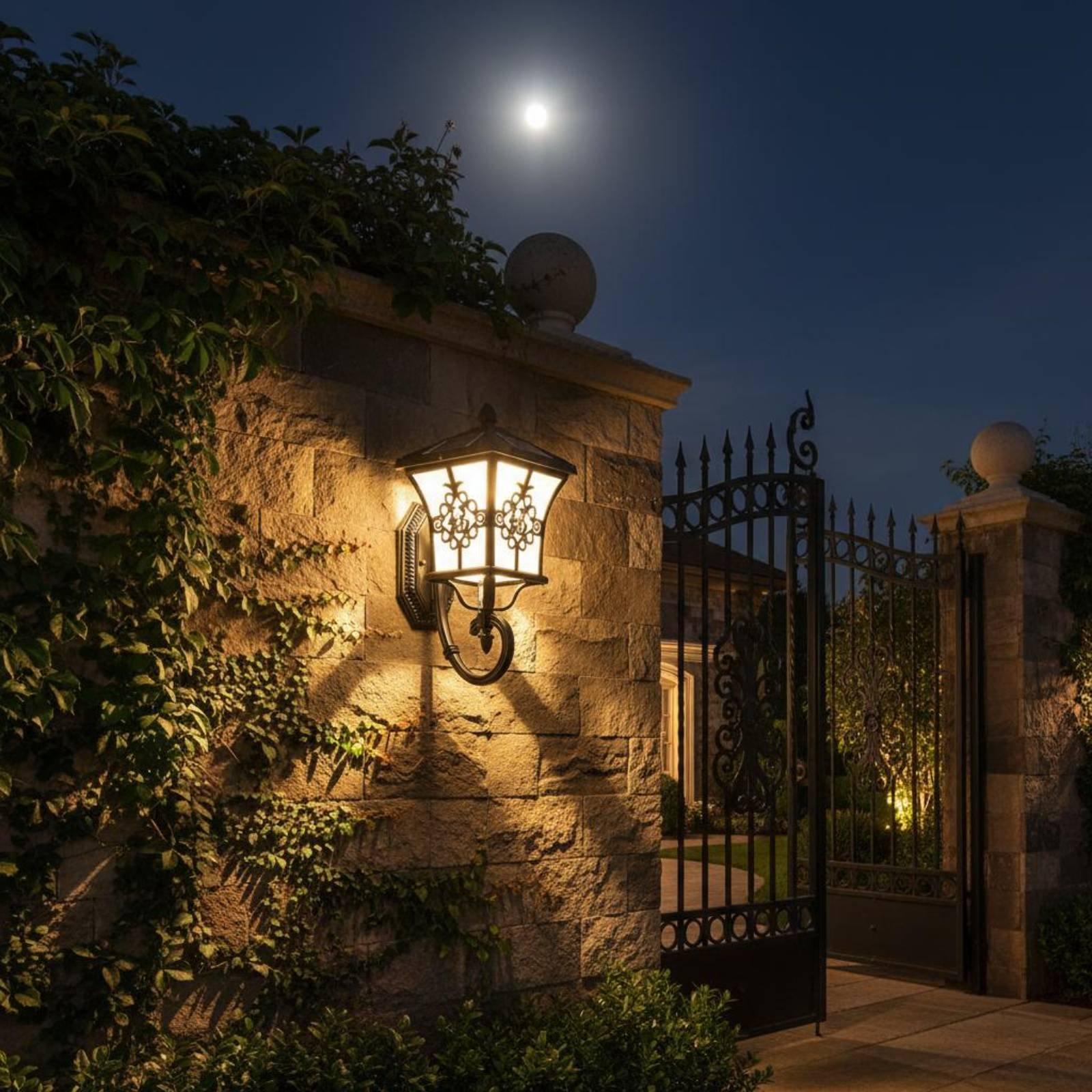 مصباح جداري شمسي ذكي، إضاءة خا - مراجعة Smart Garden Lanterns وسعره