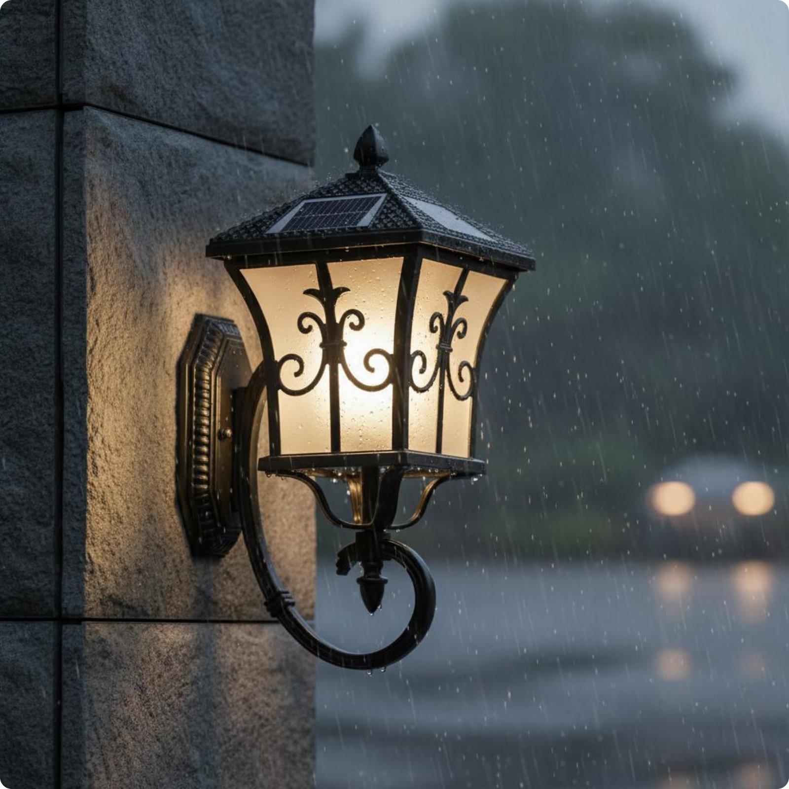 مصباح جداري شمسي ذكي، إضاءة خا - مراجعة Smart Garden Lanterns وسعره