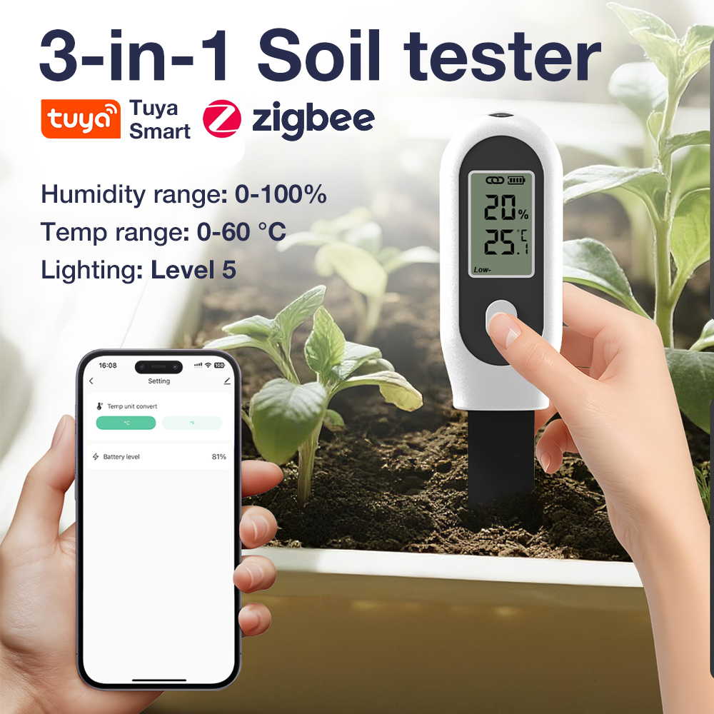 تويا زيجبي 3 في 1 درجة حرارة ا - مراجعة Smart Garden Home Assistant وسعره